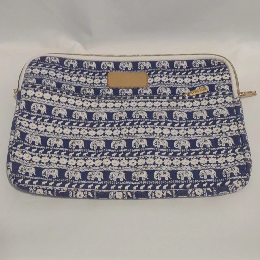 CoolBell elephant Print laptop sleeve case